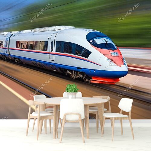 современный поезд