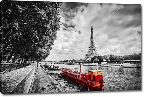 Речной трамвайчик в Париже