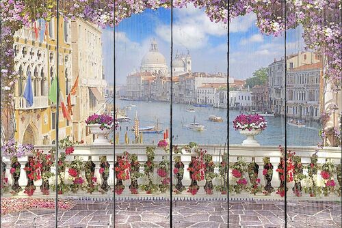 Вид с террасы на прекрасную Венецию