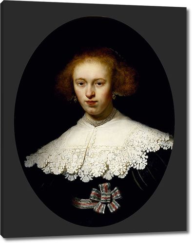 Портрет молодой женщины Рембрандт