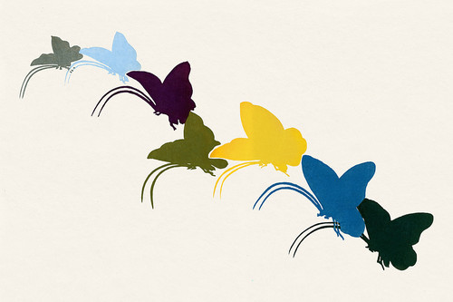 Иллюстрация XII из книги Тысяча бабочек