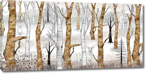 Sherwood-Лесные животные за деревьями