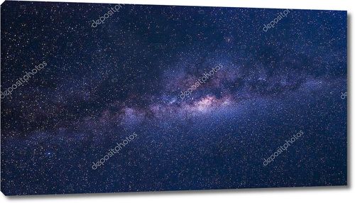 Млечный путь с звездами и космической пыли