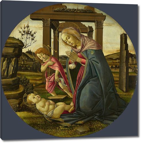 Мадонна и Иоанн Креститель, поклоняющиеся Младенцу Христу
