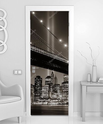 Черно-белое фото Нью-Йорка