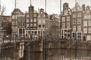 Амстердамские улочки в сепии