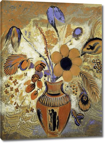 Этрусская ваза с цветами
