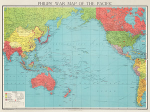 Военная карта Тихого океана Филипса