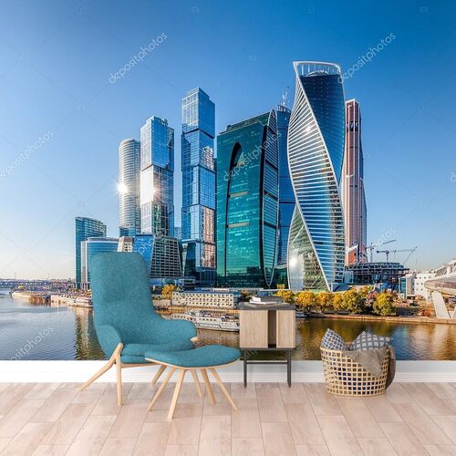 Москва Сити - вид на небоскребы