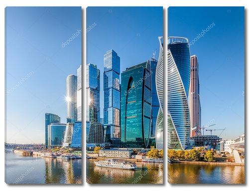 Москва Сити - вид на небоскребы
