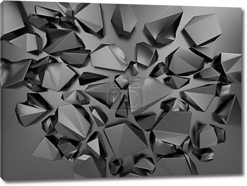 Фон абстрактный полигональных кристалл