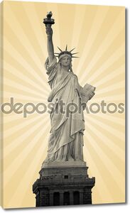 Статуя свободы в Нью-Йорке