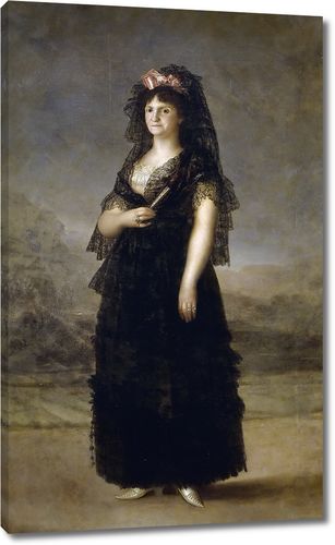 Мария Луиза де Бурбон-Парма, королева Испании, в мантилье (копия Франсиско Гойи)