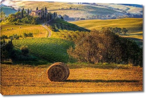 Тосканский пейзаж, сельская местность
