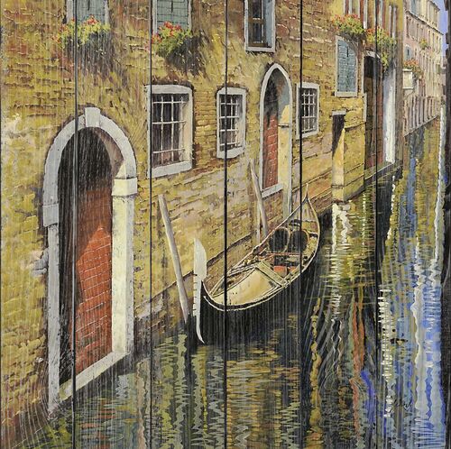 Венеция, лодочки в канале