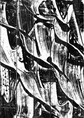 Черно-белый абстрактный акварельный фон