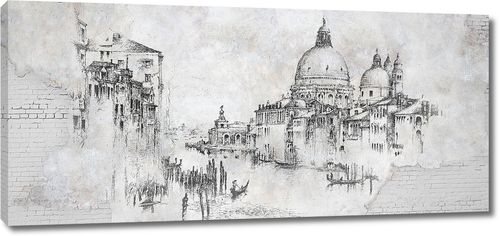 Венеция, Черно-белый эскиз
