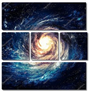 Красивая спиральная галактика