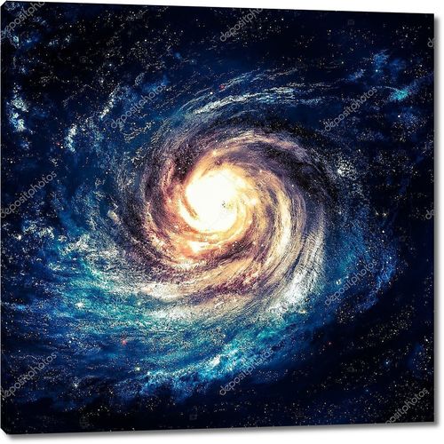 Красивая спиральная галактика