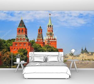 Красная площадь и Кремлевские башни, Москва, Россия