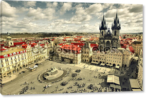 Вид на Прагу сверху