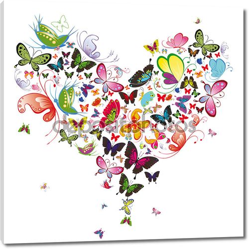 Бабочка сердце, Валентина иллюстрации. элемент для дизайна