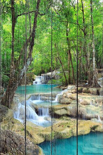 Водопад Эраван Таиланд