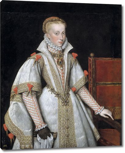 Королева Анна Австрийская, четвертая жена Филиппа II (копия Антониса Мора)