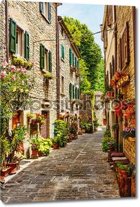 Узкая улочка в Старой Италии