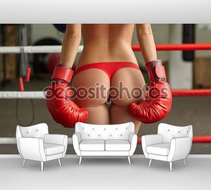 Изображение боксеров женского пола упругая задница в ремне