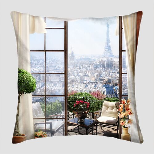 Уютный балкон в Париже