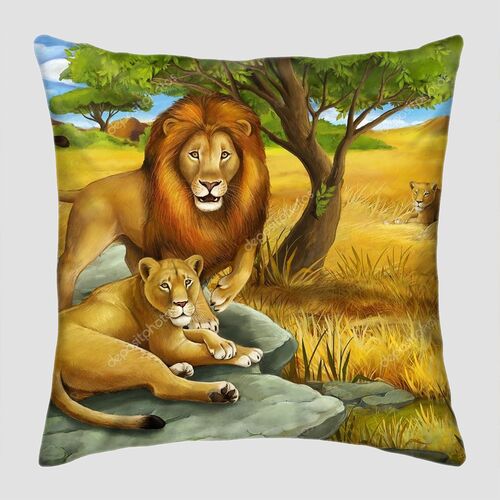 Сафари - лев с львицей