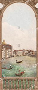 Вид на канал в Венеции