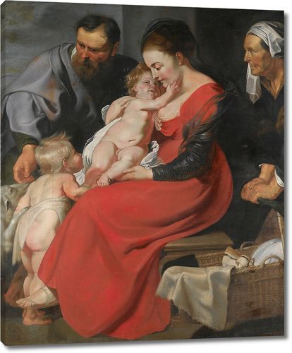 Святое Семейство со святой Елизаветой и маленьким Иоанном