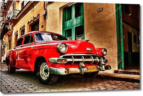 Кубинский старый автомобиль