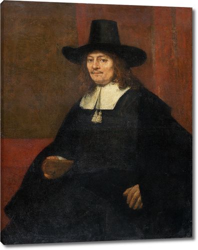 Портрет мужчины в высокой шляпе