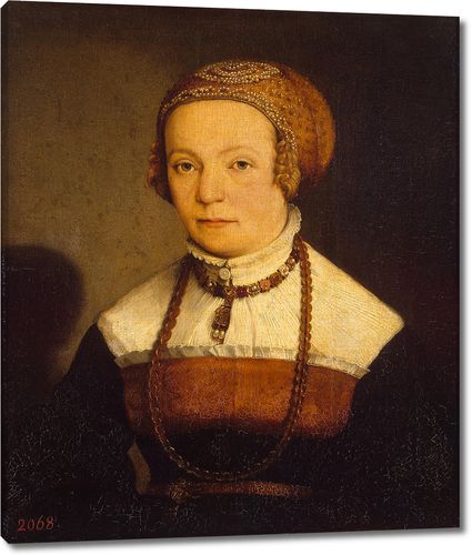 Портрет молодой женщины Амбергер