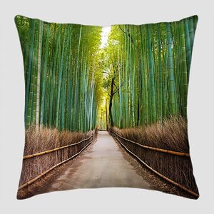 Дорога по бамбуковому лесу