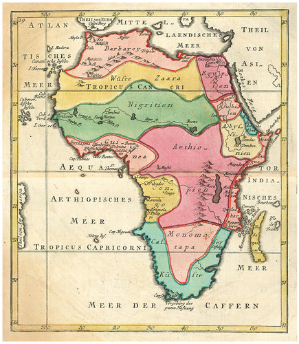 Карта Средневековой Африки