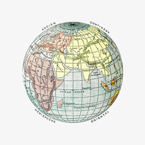 Карта из Мирового атласа географии