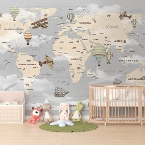 Карта мира для детей на русском языке