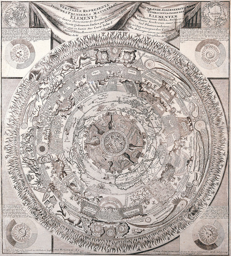 Небесная карта Антонио Салиба 1603