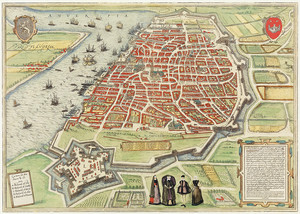 Вид на Антверпен со стороны Брауна и Хогенберга