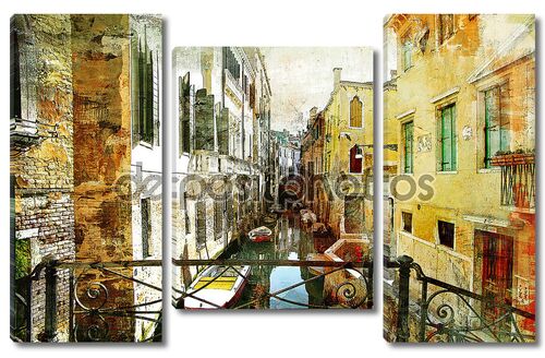 Живописные венецианские улицы - работа в живописи стиль