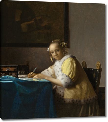 Дама, пишущая письмо