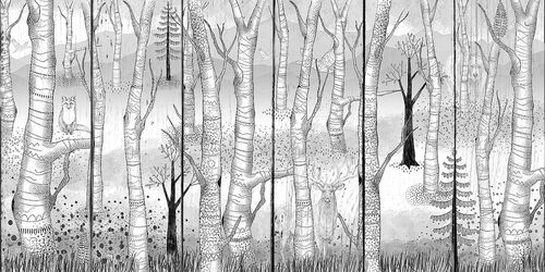 Sherwood-Звери в рисованном лесу