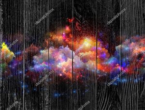 Абстрактные разноцветные облака