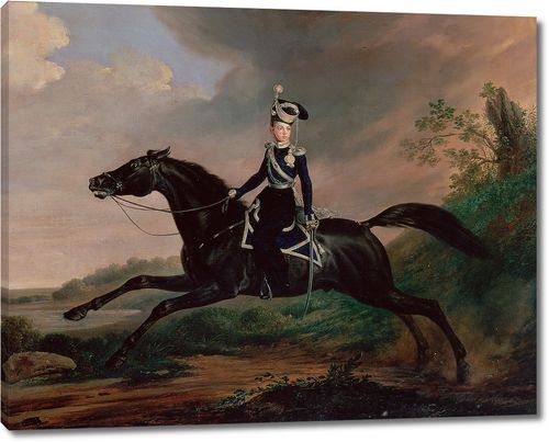 Конный портрет великого князя Александра Николаевича