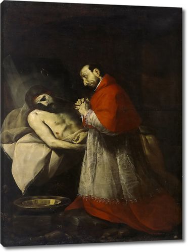 Святой Карл Борромео у тела мертвого Христа