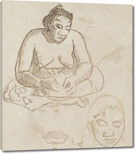 Эскизы, Сидящая таитянская женщина